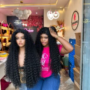 Indian Curls Closure Wig