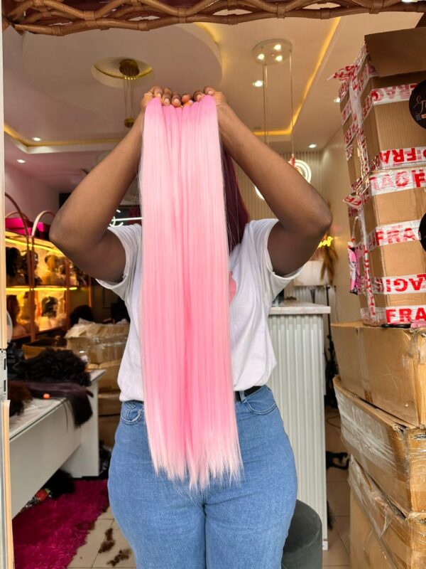 Bone Straight Replica in Pink