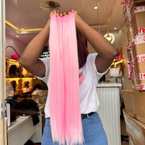 Bone Straight Replica in Pink