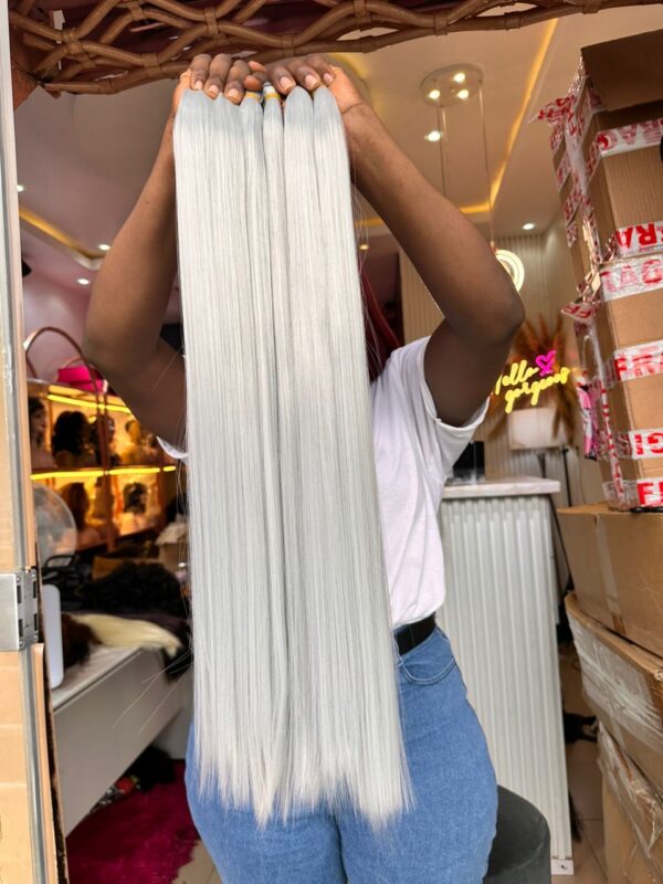 Ash Color Bone Straight Replica