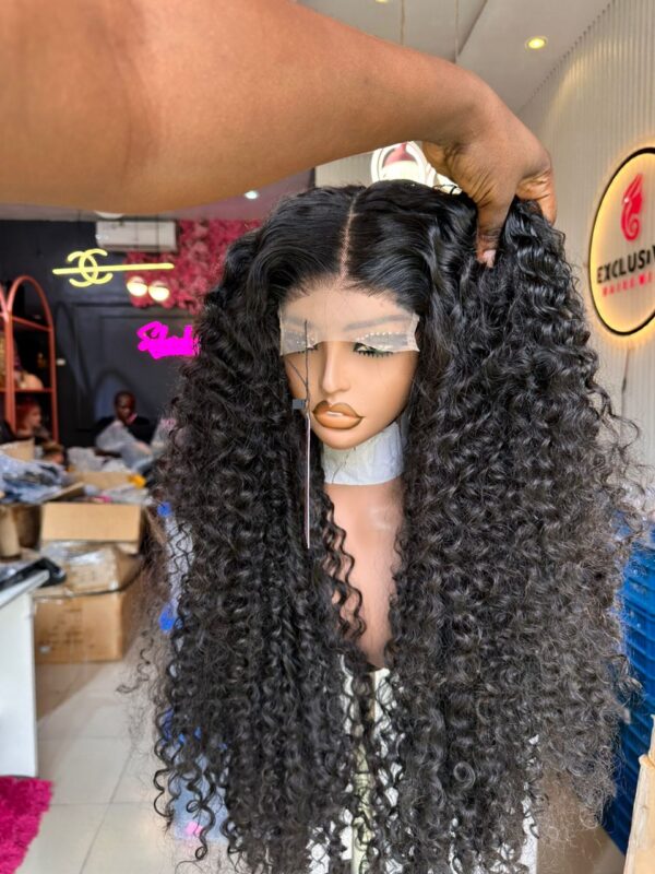 5x5 Full Closure Indian Curls Wig - Image 2