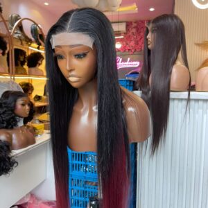 Simple Straight 2-Tone Wig