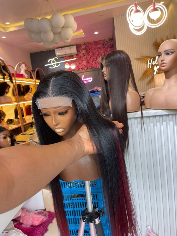Simple Straight 2-Tone Wig - Image 5