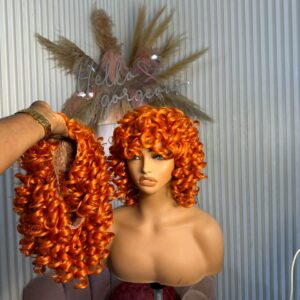 Omotola – Sassy Hair Wig -Bold Orange