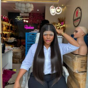 5×5 Full Closure – Chinese Bone Straight