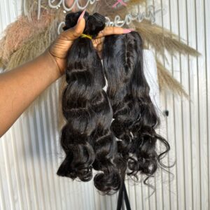 Human Hair Loose Bounce (Bundles + Closure)