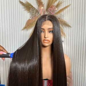 Chinese Bone Straight Replica Wig