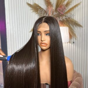 Chinese Bone Straight Replica Wig
