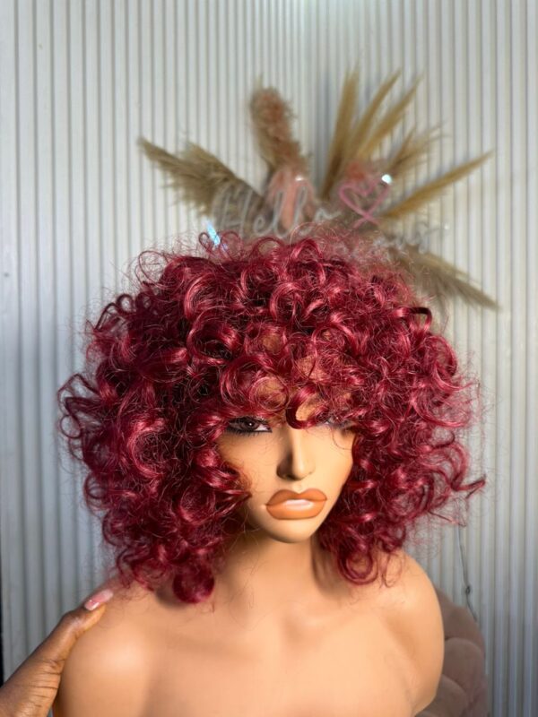 Omotola (Sassy Hair Wig) – Burgundy - Image 2