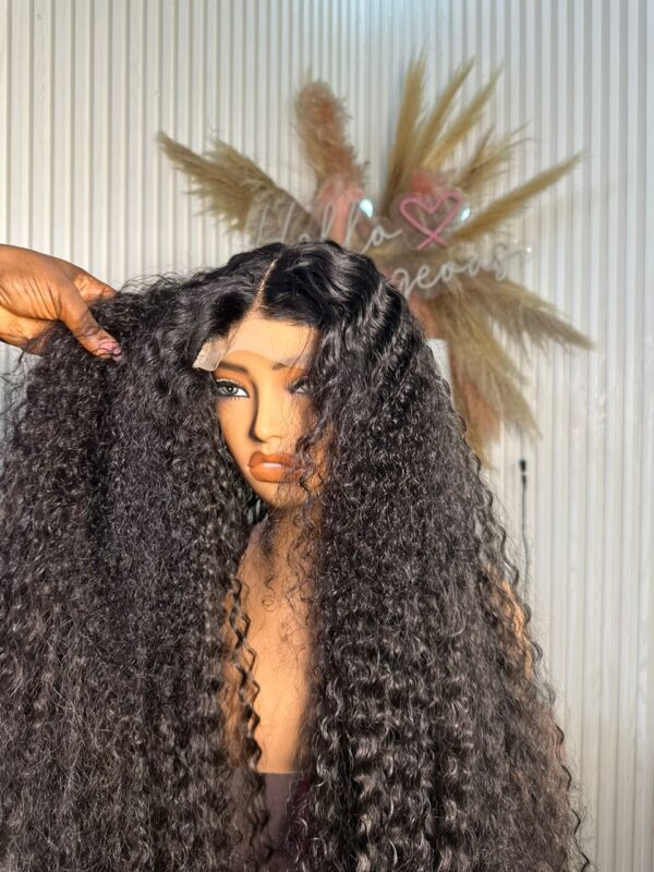 Human Hair Indian Curls Wig