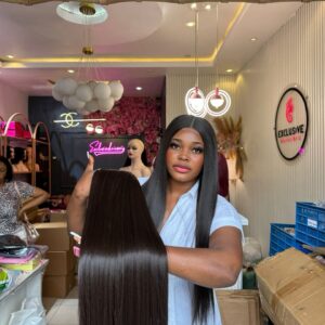 Chinese Bone Straight Wig 