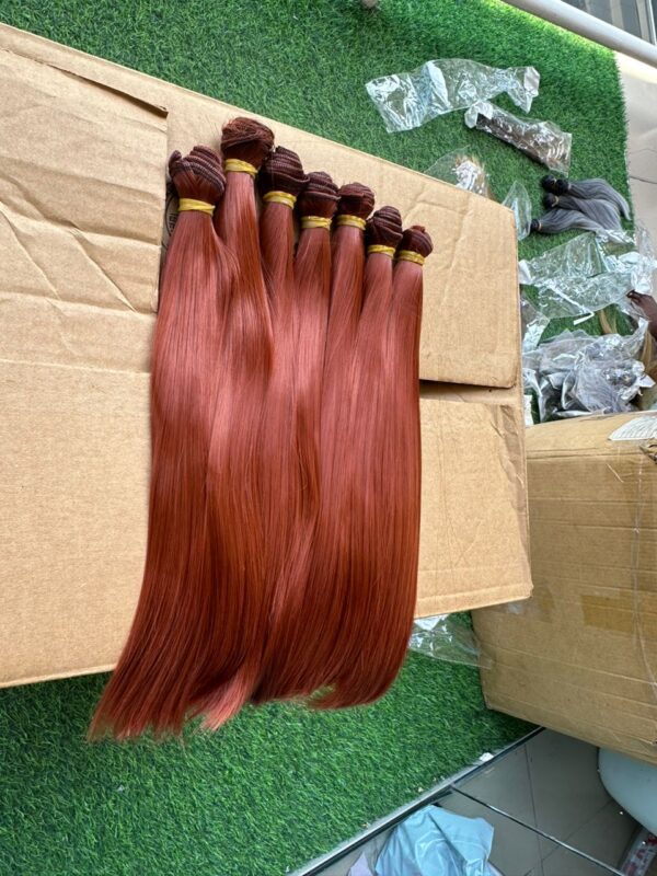 NEW SILKY STRAIGHT HAIR – 12” LENGTH - Image 2