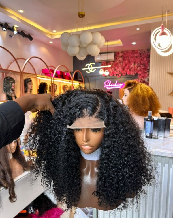SDD Full Closured Water Curls Wig (5x5 Closure)