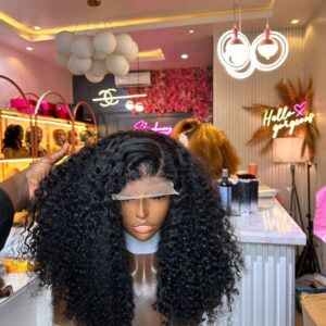SDD Full Closured Water Curls Wig (5×5 Closure)