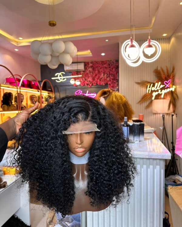SDD Full Closured Water Curls Wig (5x5 Closure) - Image 2