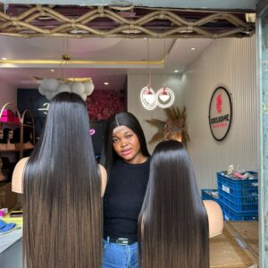 Ombre Chinese Bone Straight Wig – 30 Inches of Perfection