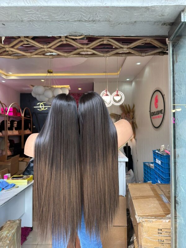 Ombre Chinese Bone Straight Wig – 30 Inches of Perfection